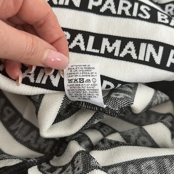 Balmain Striped Logo Knit BNWT - Picture 12 of 13